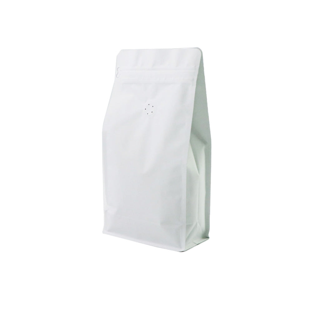 【フラットボトム袋】500g|135x265x75mm ホワイトクラフトペーパー