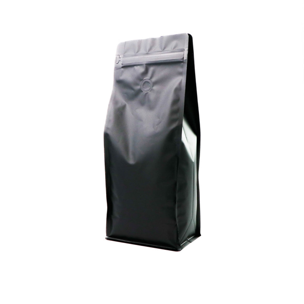 【フラットボトム袋】1000g|140x345x95mm マットブラック