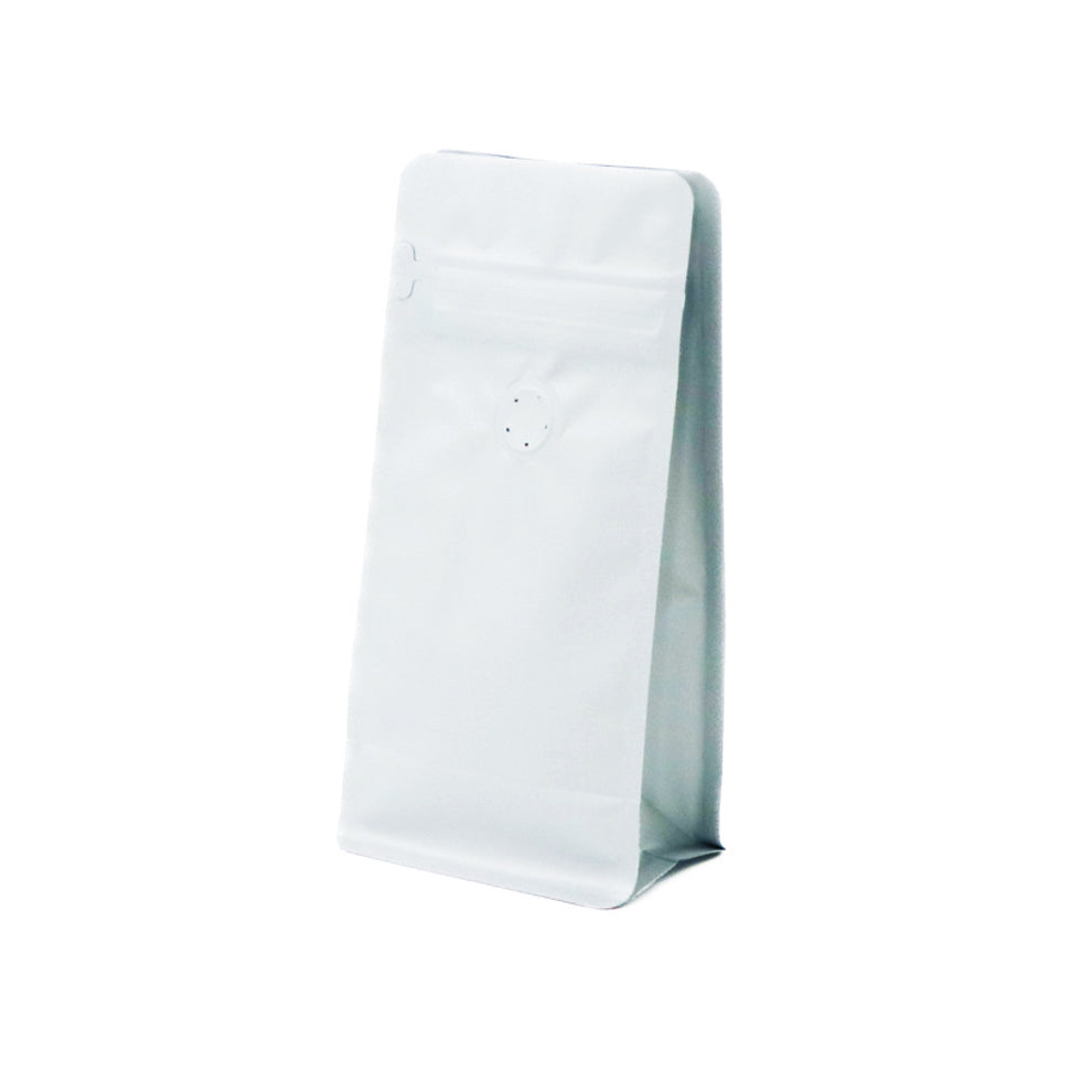 【フラットボトム袋】100g|90x185x60mm マットホワイト