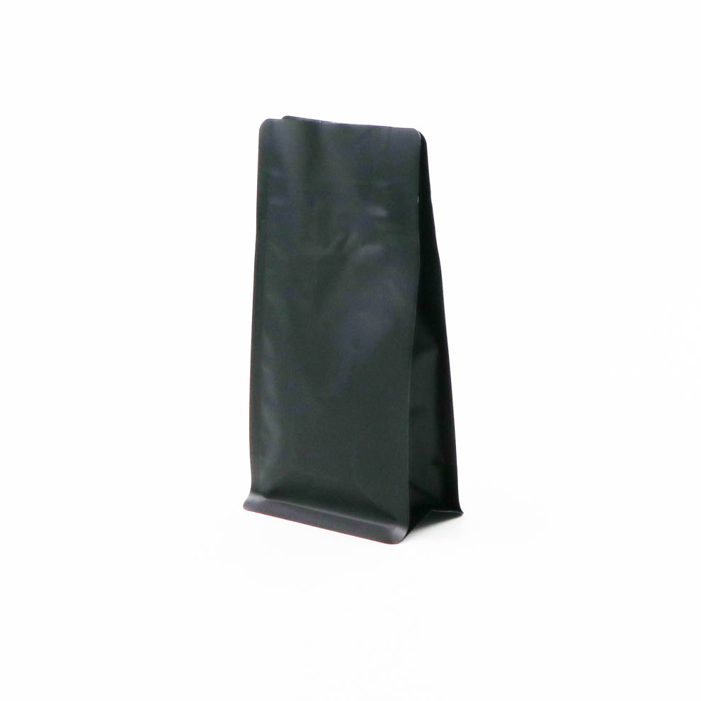 【フラットボトム袋】100g|90x185x60mm マットブラック