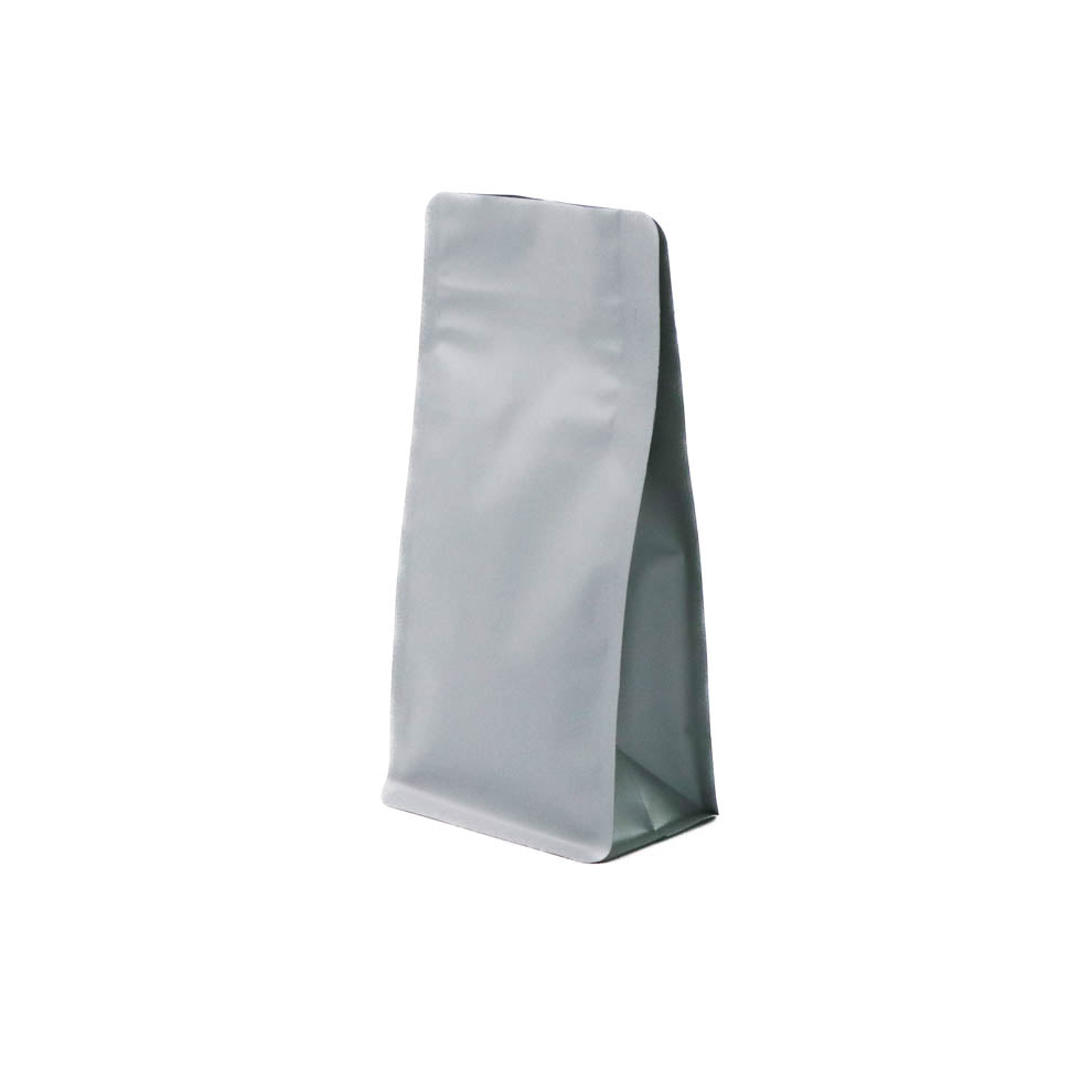 【フラットボトム袋】100g|90x185x60mm マットグレー