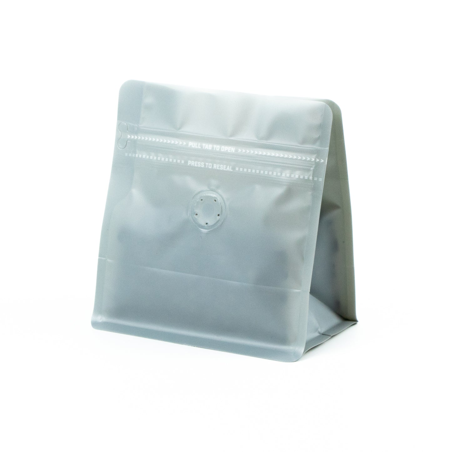 【フラットボトム袋】100g｜130x140x80mm マットグレー