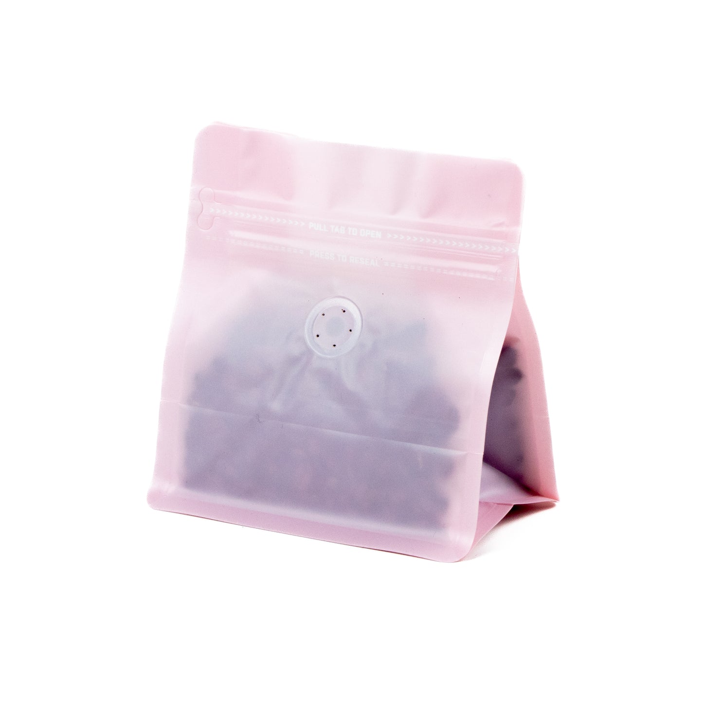 【フラットボトム袋】100g｜130x140x81mm マットピンク