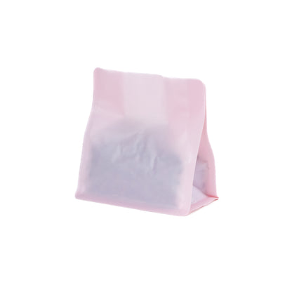 【フラットボトム袋】100g｜130x140x81mm マットピンク