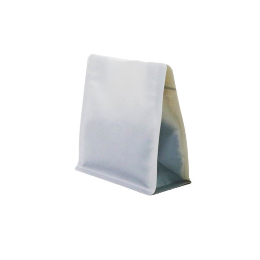 【フラットボトム袋】200g｜150x160x80mm マットグレー