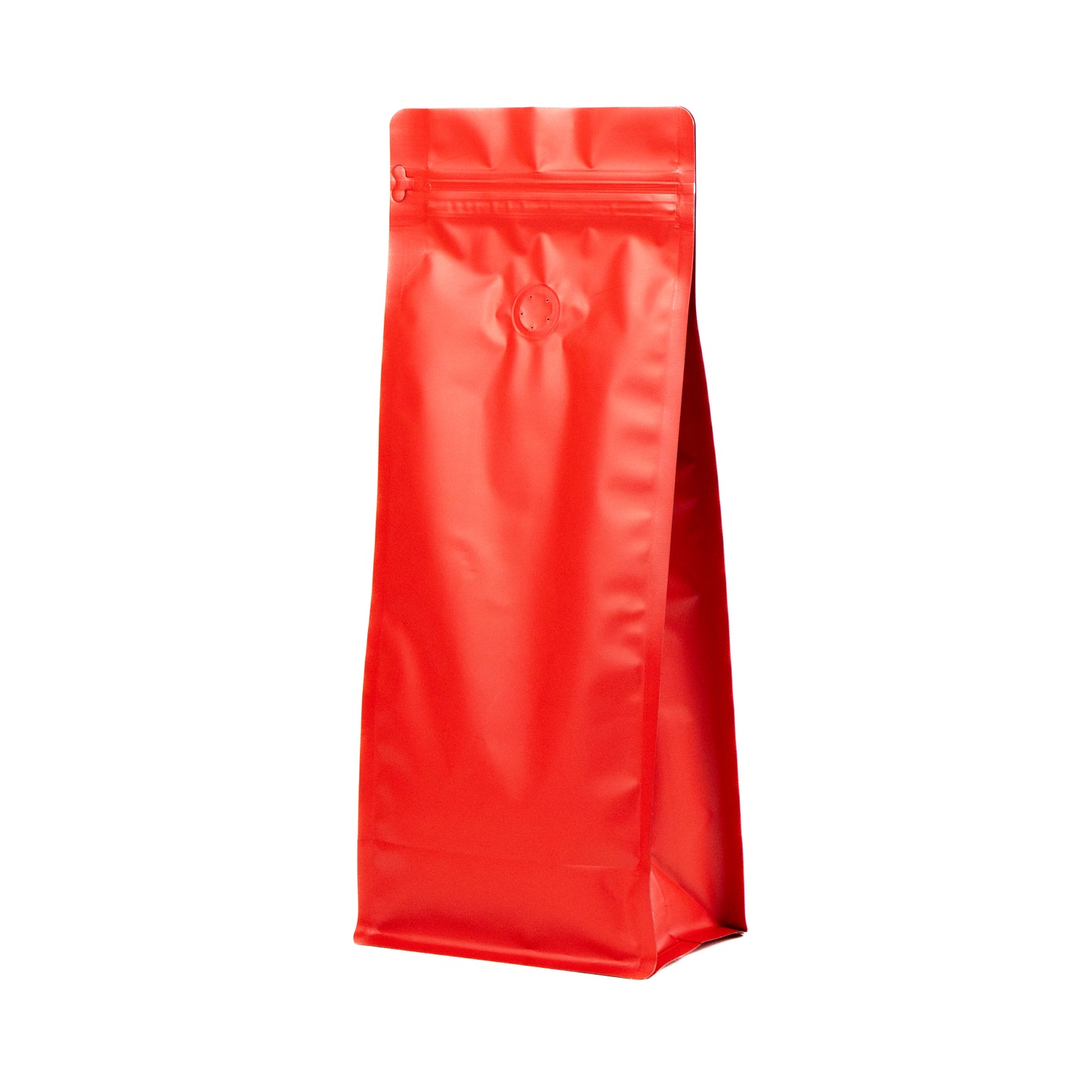 【フラットボトム袋】1000g｜140x345x95mm マットレッド