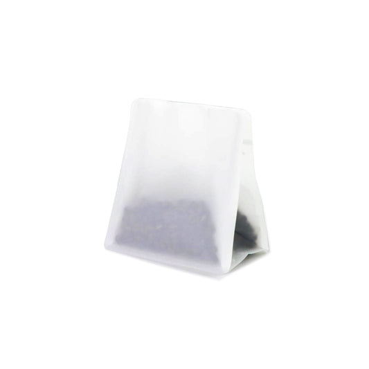 【フラットボトム袋】100g｜130x140x80mm マットホワイト