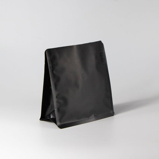 【フラットボトム袋】200g｜150x160x80mm マットブラック