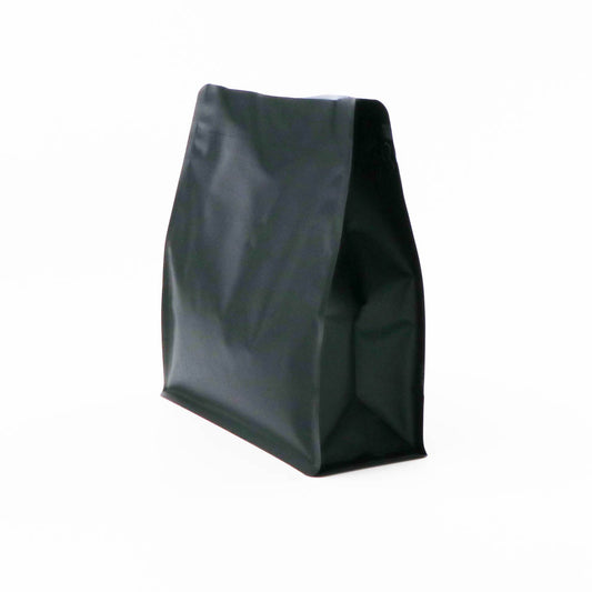【フラットボトム袋】500g｜190x200x80mm マットブラック