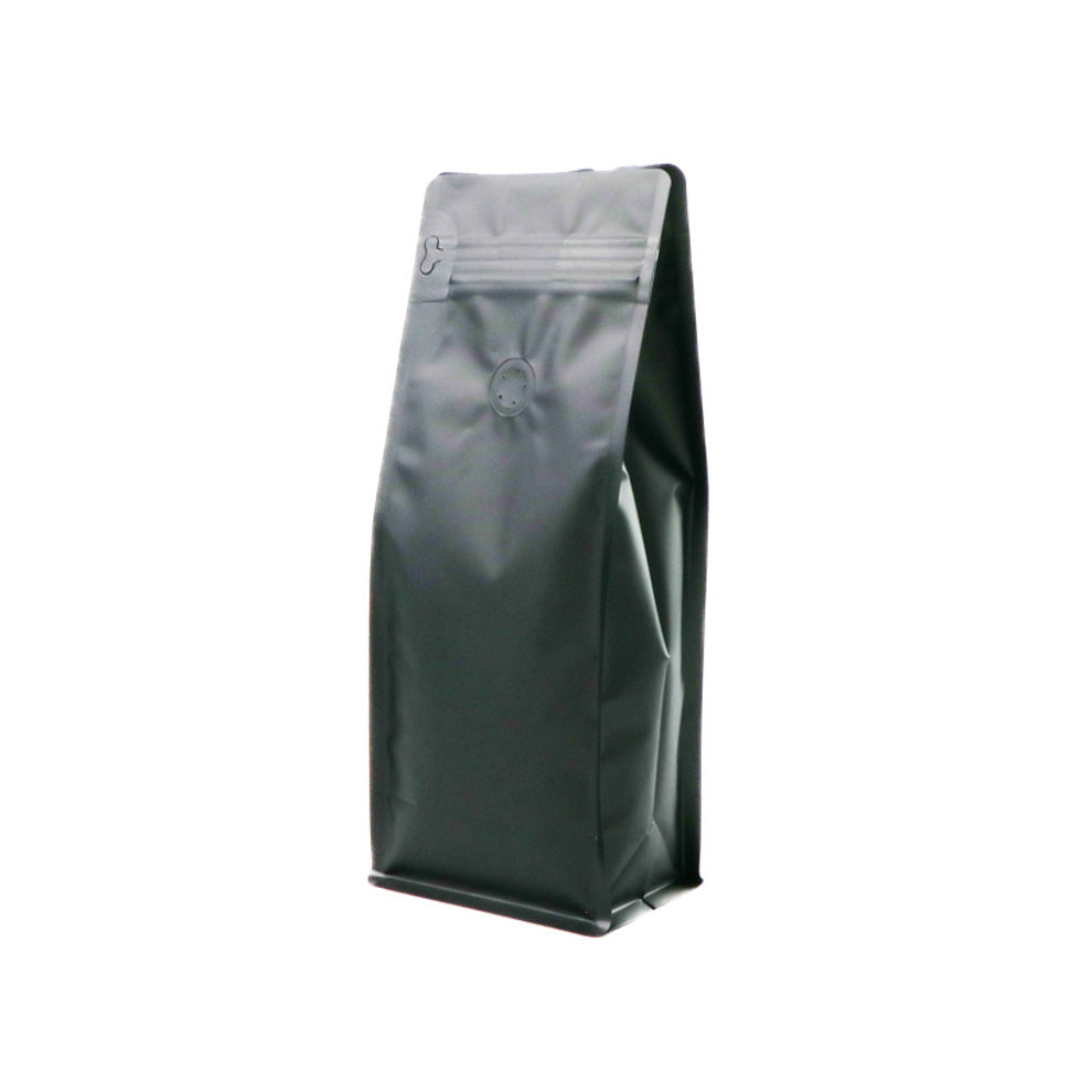 【フラットボトム袋】500g｜110x280x80mm マットブラック