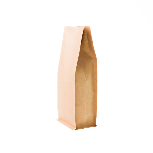 【フラットボトム袋】500g｜110x280x80mm ブラウンクラフトペーパー