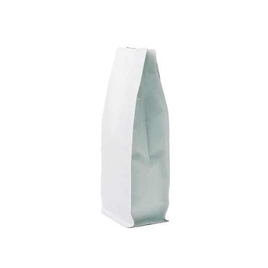 【フラットボトム袋】500g｜110x280x80mm ホワイトクラフトペーパー
