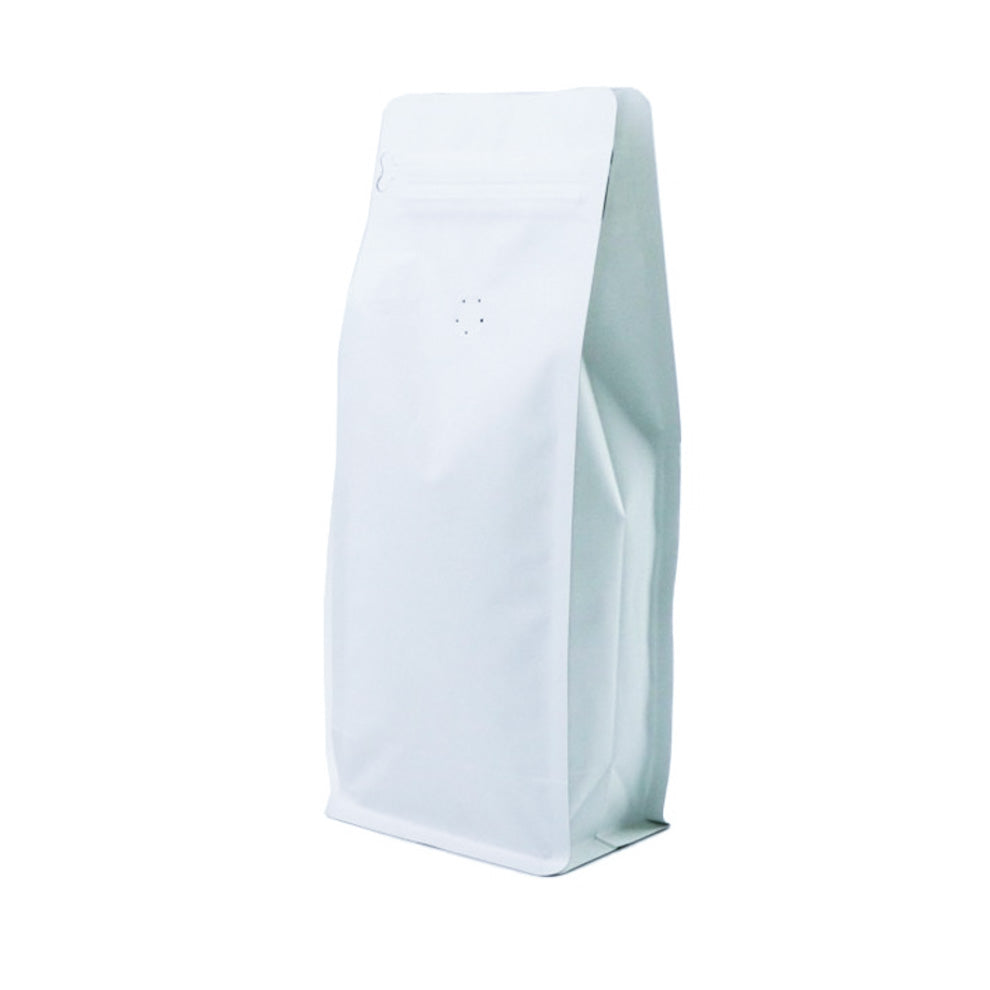 【フラットボトム袋】500g｜110x280x80mm ホワイトクラフトペーパー