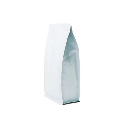 【フラットボトム袋】500g｜135x265x75mm マットホワイト