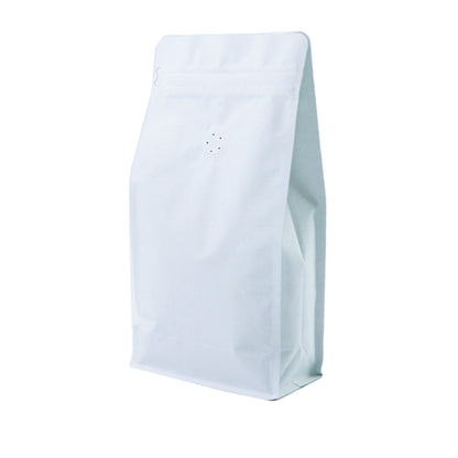 【フラットボトム袋】500g｜135x265x75mm マットホワイト