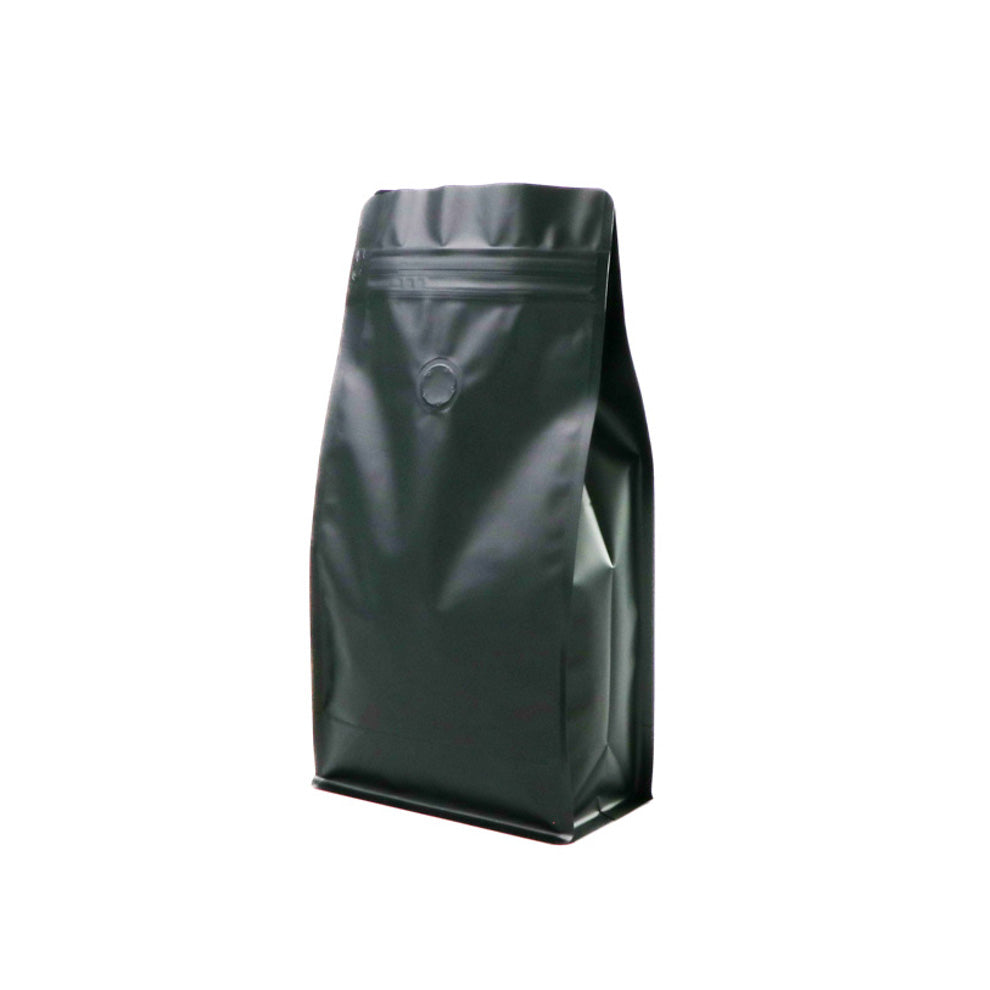 【フラットボトム袋】500g｜135x265x75mm マットブラック