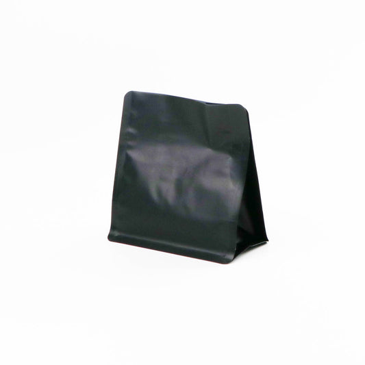 【フラットボトム袋】100g｜130x140x80mm マットブラック