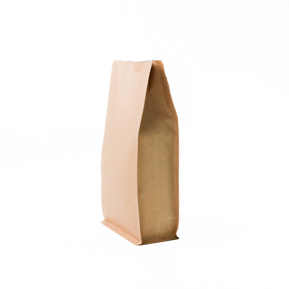 【フラットボトム袋】500g｜135x265x75mm ブラウンクラフトペーパー