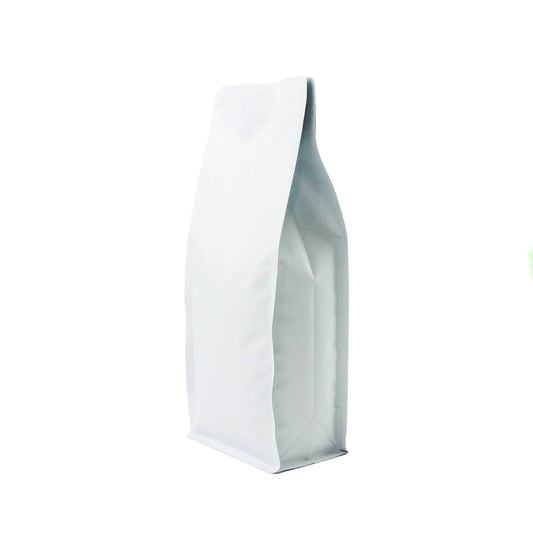 【フラットボトム袋】500g｜135x265x75mm ホワイトクラフトペーパー