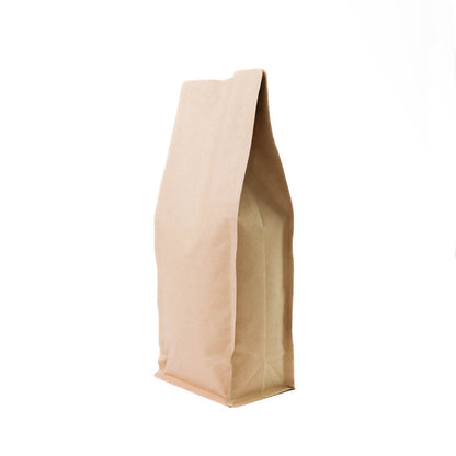 【フラットボトム袋】1000g｜140x345x95mm ブラウンクラフトペーパー