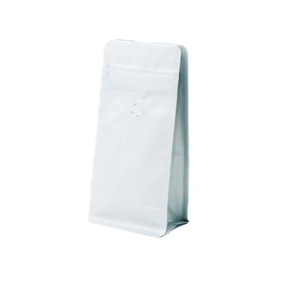 【フラットボトム袋】100g｜90x185x60mm マットホワイト