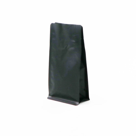 【フラットボトム袋】100g｜90x185x60mm マットブラック