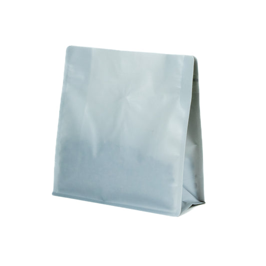 【フラットボトム袋】500g｜190x200x80mm マットグレー