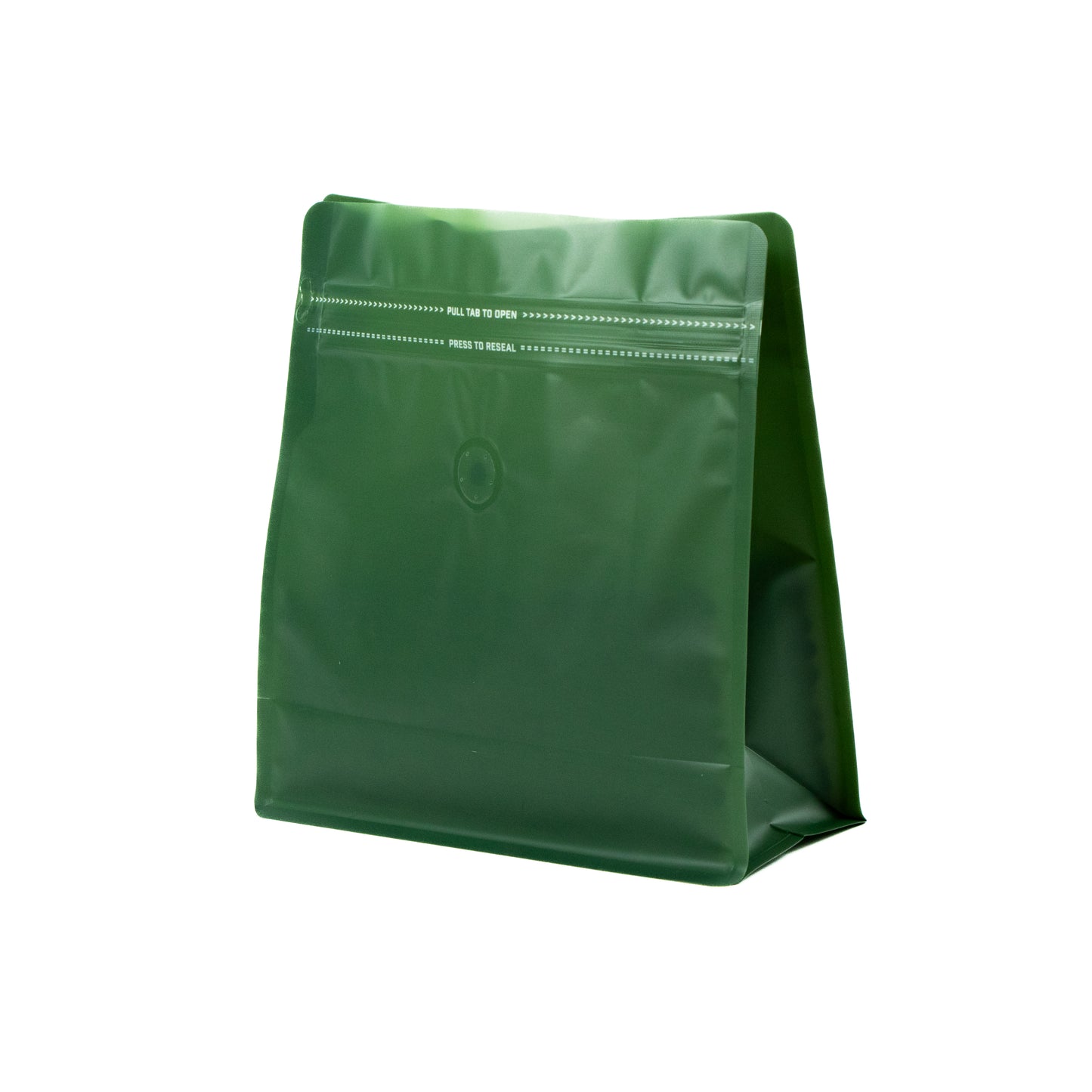 【フラットボトム袋】500g｜190x200x80mm マットオリーブグリーン