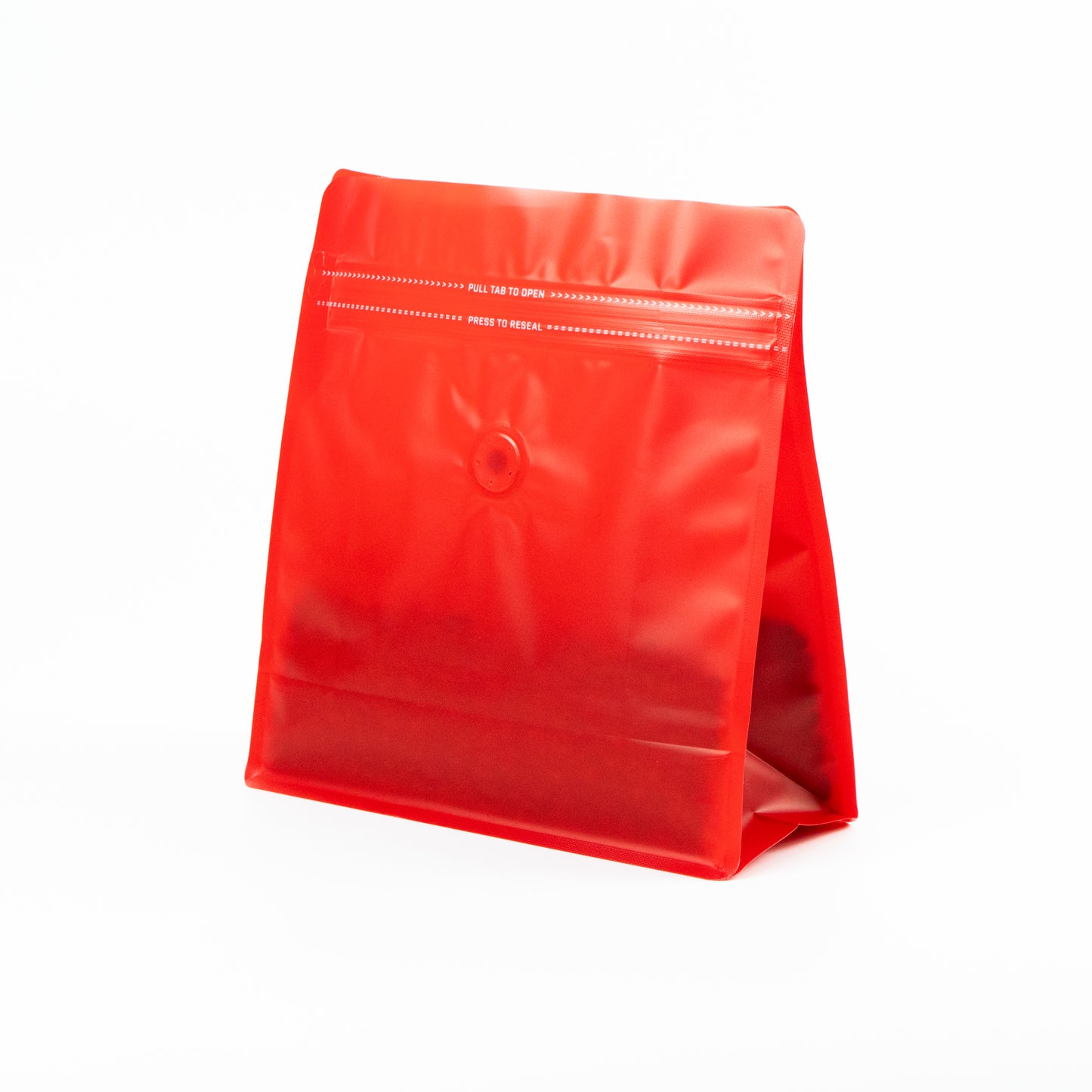 【フラットボトム袋】500g｜190x200x80mm マットレッド