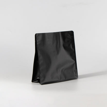 【フラットボトム袋】500g｜190x200x80mm マットブラック