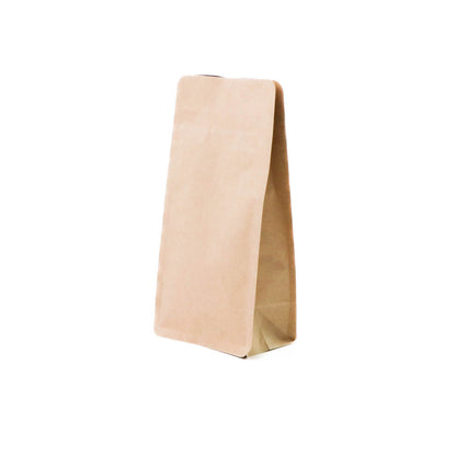 【フラットボトム袋】100g｜90x185x60mm ブラウンクラフトペーパー