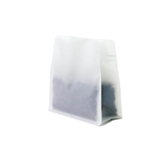 【フラットボトム袋】200g｜150x160x80mm マットホワイト