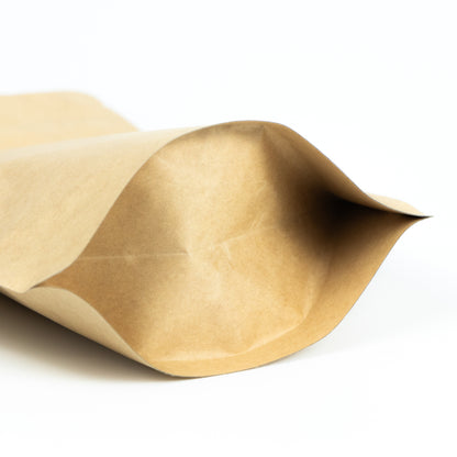 【スタンドパック袋】500g｜190x275x100mm ブラウンクラフトペーパー