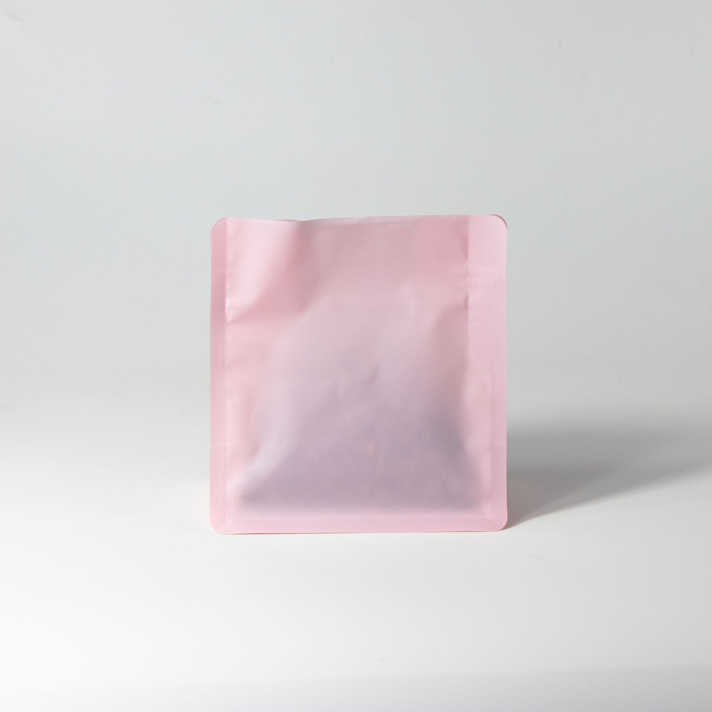 【フラットボトム袋】100g｜130x140x80mm マットピンク