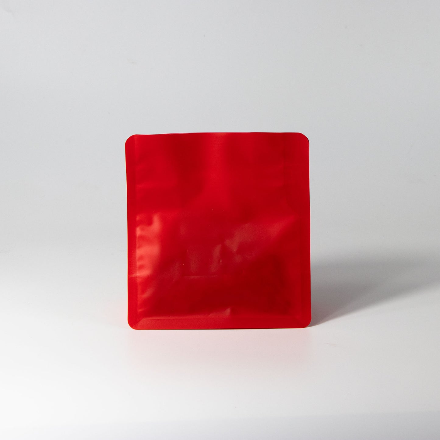【フラットボトム袋】100g｜130x140x80mm マットレッド