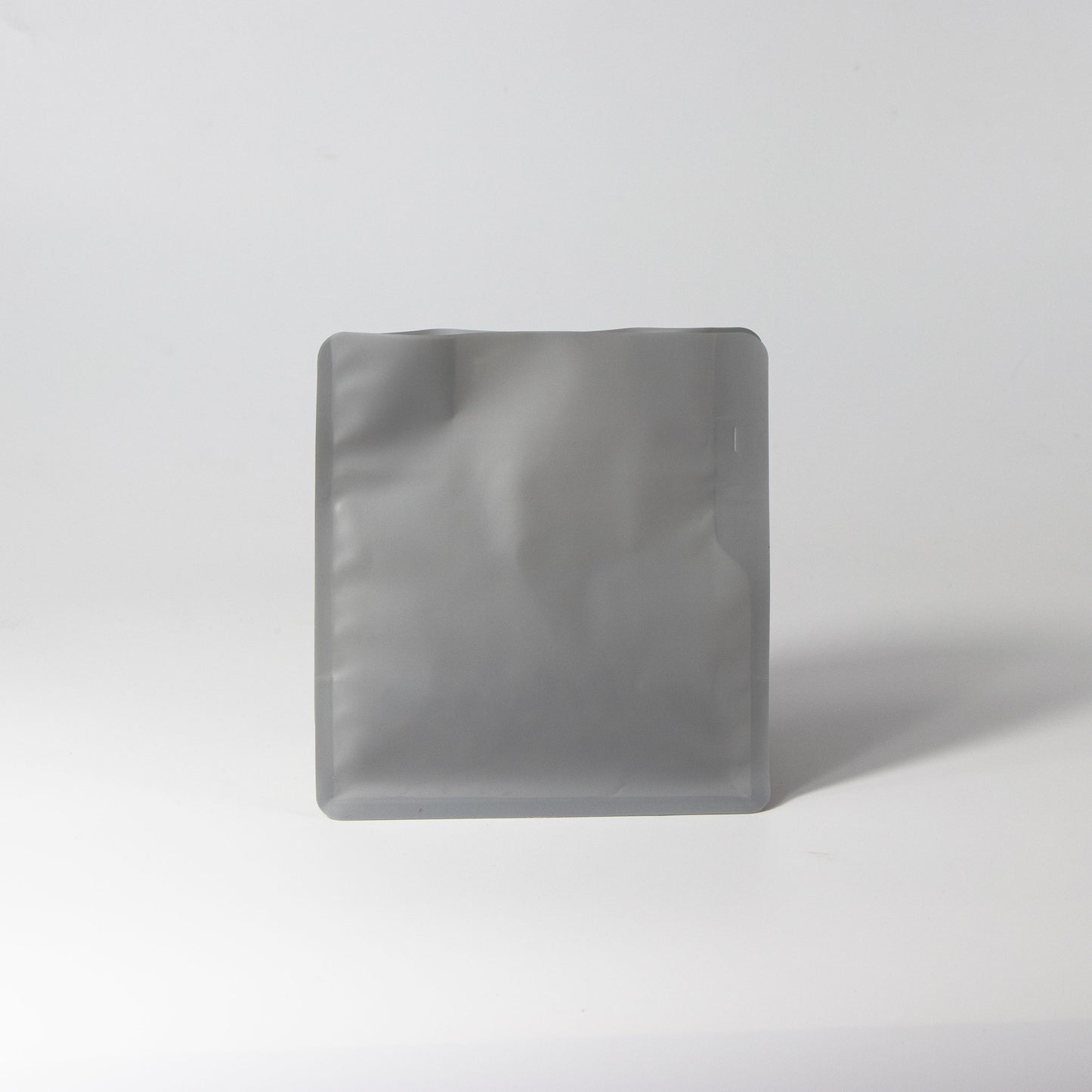 【フラットボトム袋】100g｜130x140x80mm マットグレー