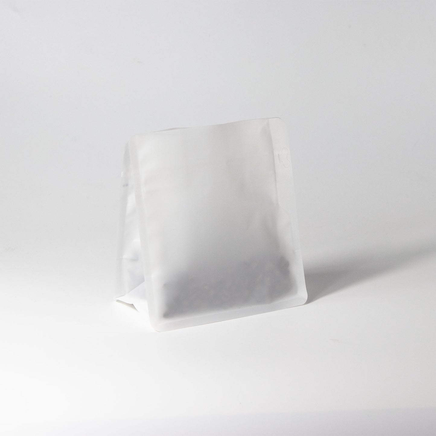 【フラットボトム袋】100g｜130x140x80mm マットホワイト