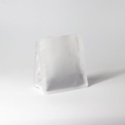 【フラットボトム袋】100g｜130x140x80mm マットホワイト