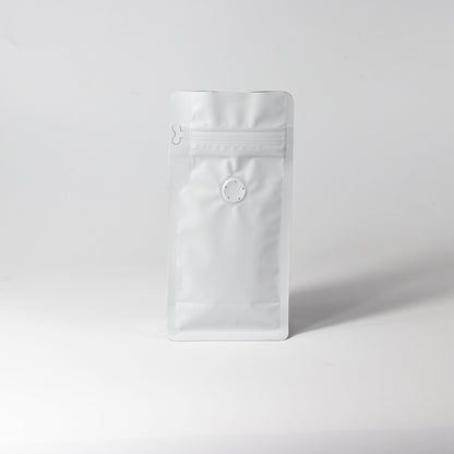 【フラットボトム袋】100g｜90x185x60mm マットホワイト