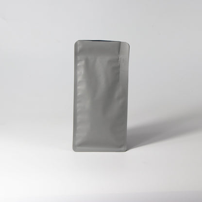 【フラットボトム袋】100g｜90x185x60mm マットグレー