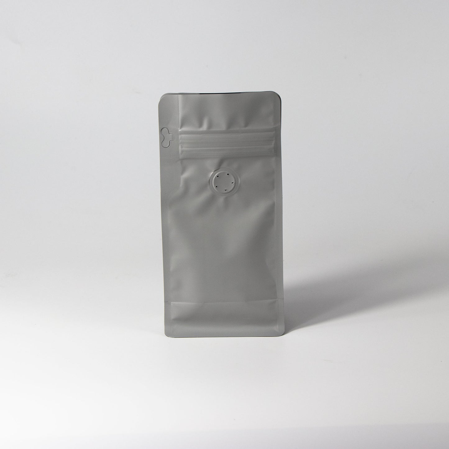 【フラットボトム袋】100g｜90x185x60mm マットグレー