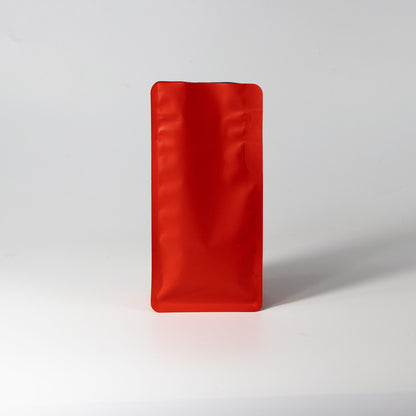 【フラットボトム袋】100g｜90x185x60mm マットレッド