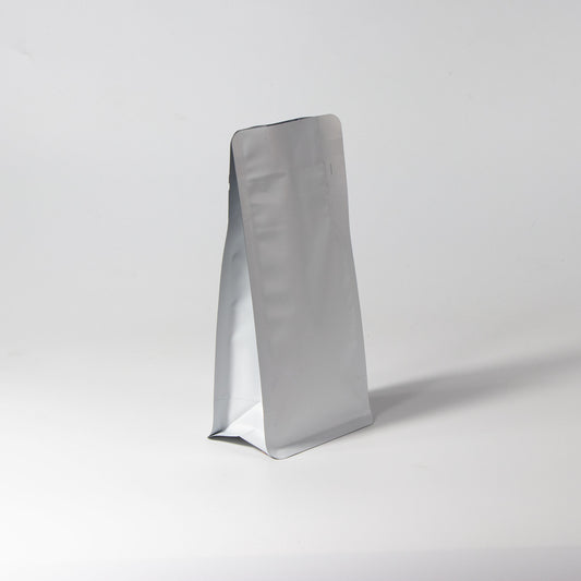 【フラットボトム袋】100g｜90x185x60mm マットホワイト