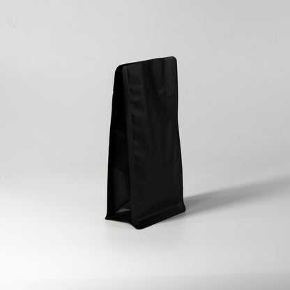 【フラットボトム袋】100g｜90x185x60mm マットブラック