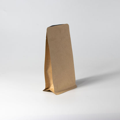 【フラットボトム袋】100g｜90x185x60mm ブラウンクラフトペーパー