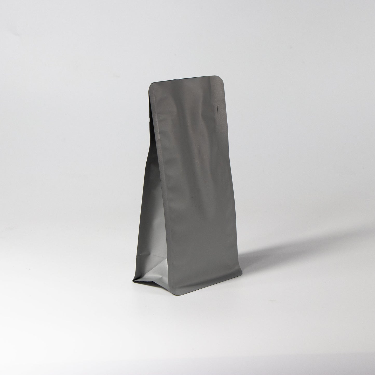 【フラットボトム袋】100g｜90x185x60mm マットグレー