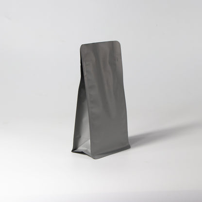 【フラットボトム袋】100g｜90x185x60mm マットグレー