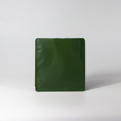 【フラットボトム袋】200g｜150x160x80mm マットオリーブグリーン