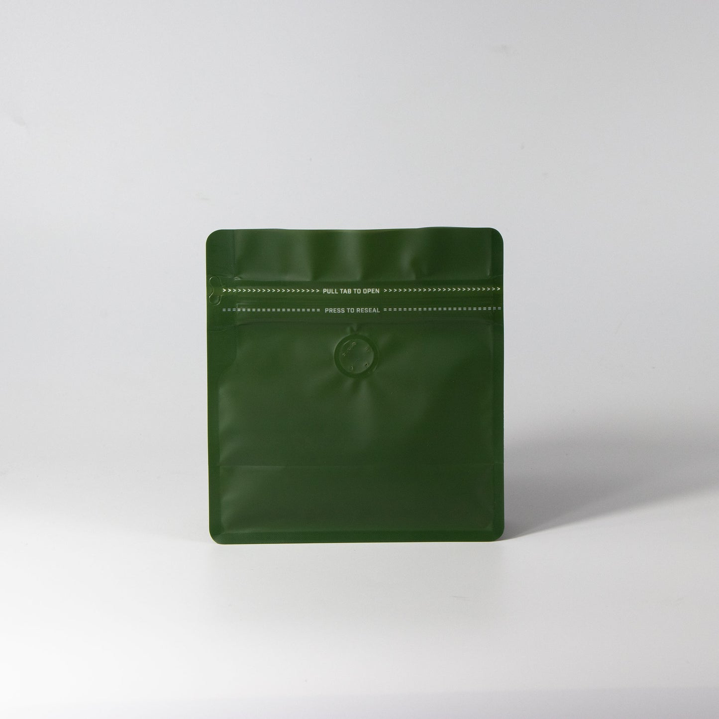 【フラットボトム袋】200g｜150x160x80mm マットオリーブグリーン
