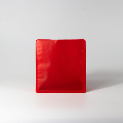 【フラットボトム袋】200g｜150x160x80mm マットレッド